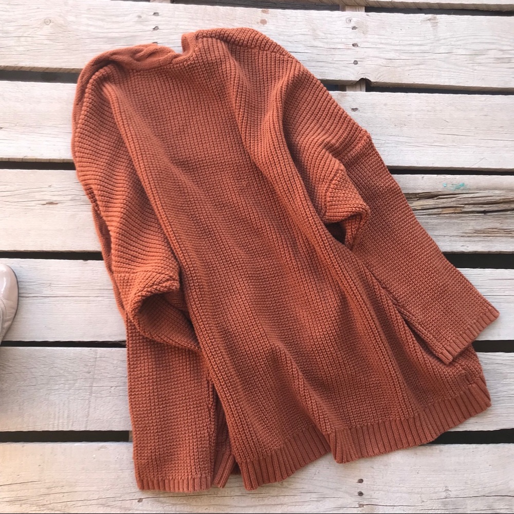 Stitch fix 41hawthorn orange cardigan 2x - Picture 6 of 6